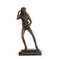 Music Deco Brass Statue Classical Michael Carving Bronze Sculpture Tpy-900